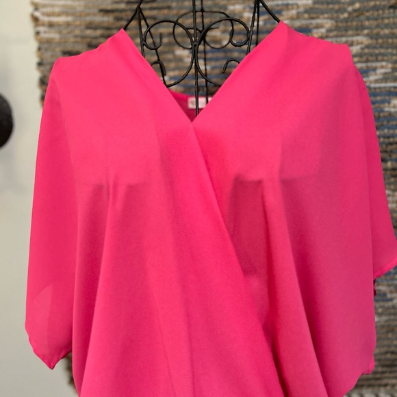 FSL Apparel Elegant Pink Women's Bodysuit - Picture 2 of 12